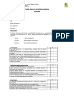 Pauta de Observacion Habilidades Adaptativas 14-16