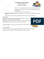 4° Básico A y B Lenguaje Material de Apoyo Unidad 1