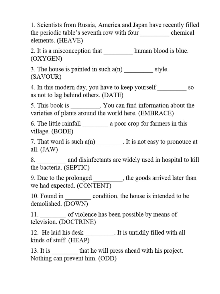 Word Form PDF