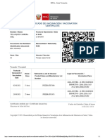 MINSA - Carnet Vacunación