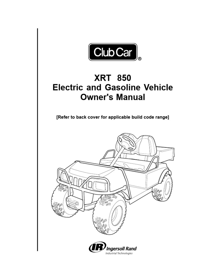 Club Car Xrt850 | PDF | Technology & Engineering