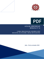 Guía - Aprendizaje - Procesos de Construcción - Semana N°12 - 2022-II