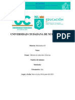 Matemáticas II Act1MatIIsem4 Capitulo 6 Reducción e Inversas de Matrices. Preguntas