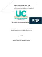 Microeconomía Tarea 7 Los Costes de Producción Preguntas Capitulo 7