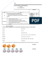 Prueba de Multiplicación