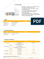 OWON 2-CH Output Programmable DC Power Supply Technical Spec.s