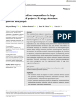 Designing The Transition To Operations in Large Inter-Organizational Projects: Strategy, Structure, Process, and People