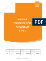 Plan de Contingencia - PERMESUR