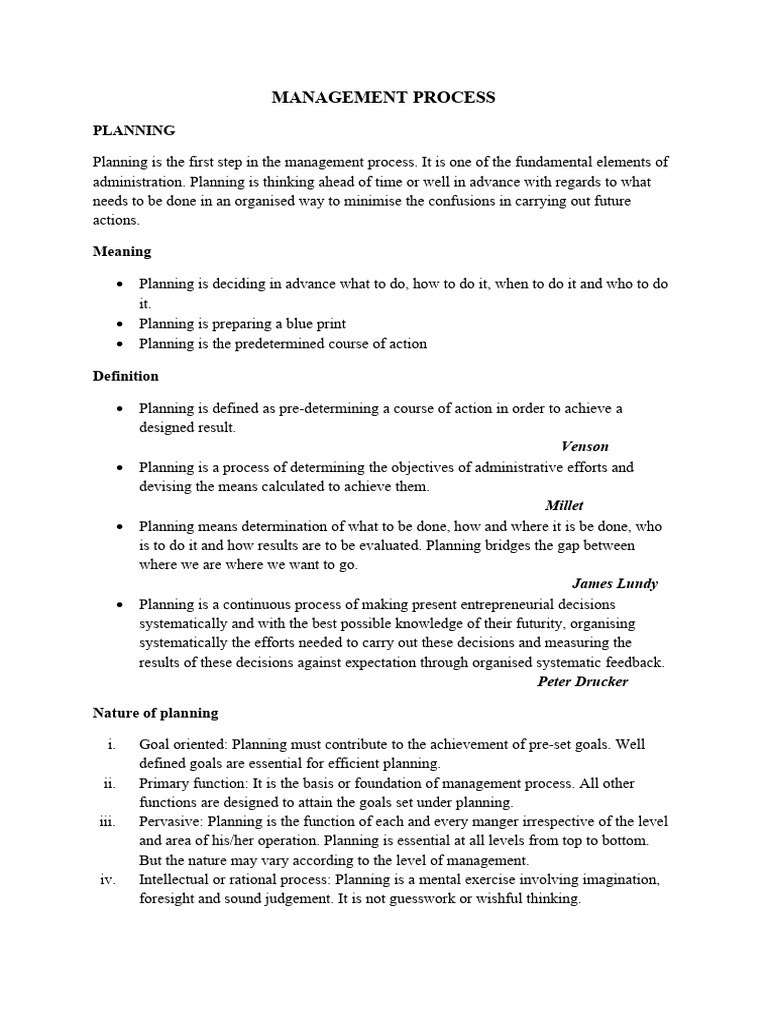 Unit 2 Management Process Download Free Pdf Human Resources