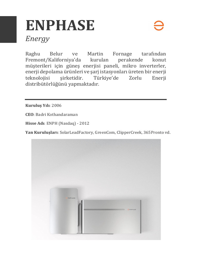 Enphase İncelemesi | PDF