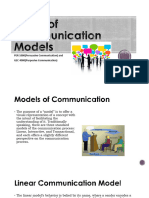 Types of Communication Models 