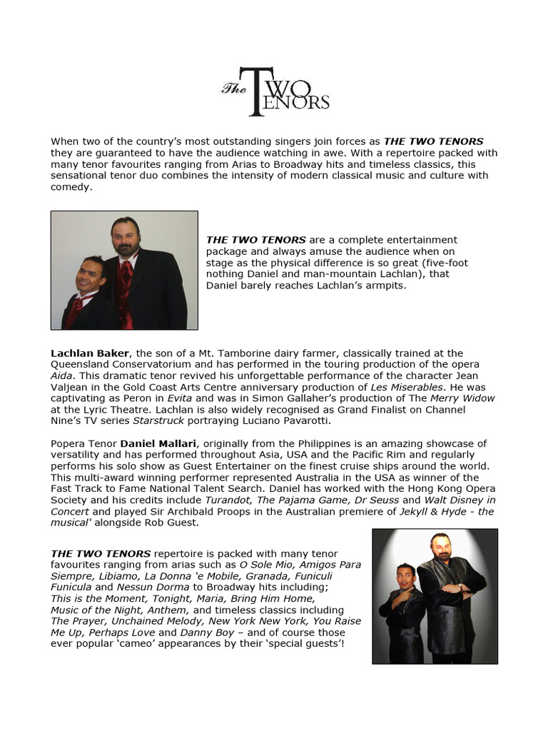 2 Tenors PDF