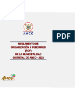 Modelo ROF 3 - Municipalidad Distrital de Anco - R