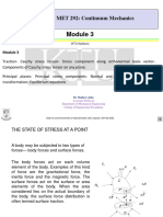 Continuum Mechanics - Module 3 To Students