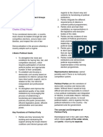 POLSC201 - Political Parties and Interest Groups