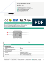 Surge Protection Barrier M-LB-2114: Function