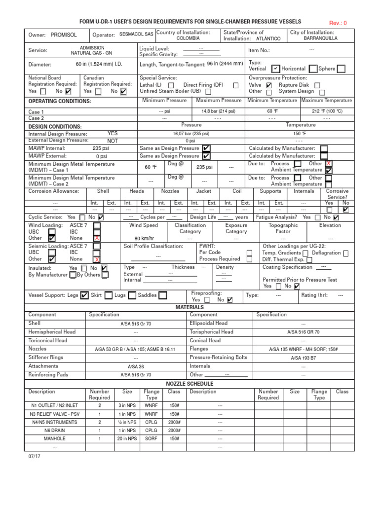 Sesmacol bpvc viii 1 u dr 1 asme rev 0 pdf mechanical
