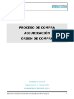 Proceso de Compra - Adjudicacion - Orden de Compra