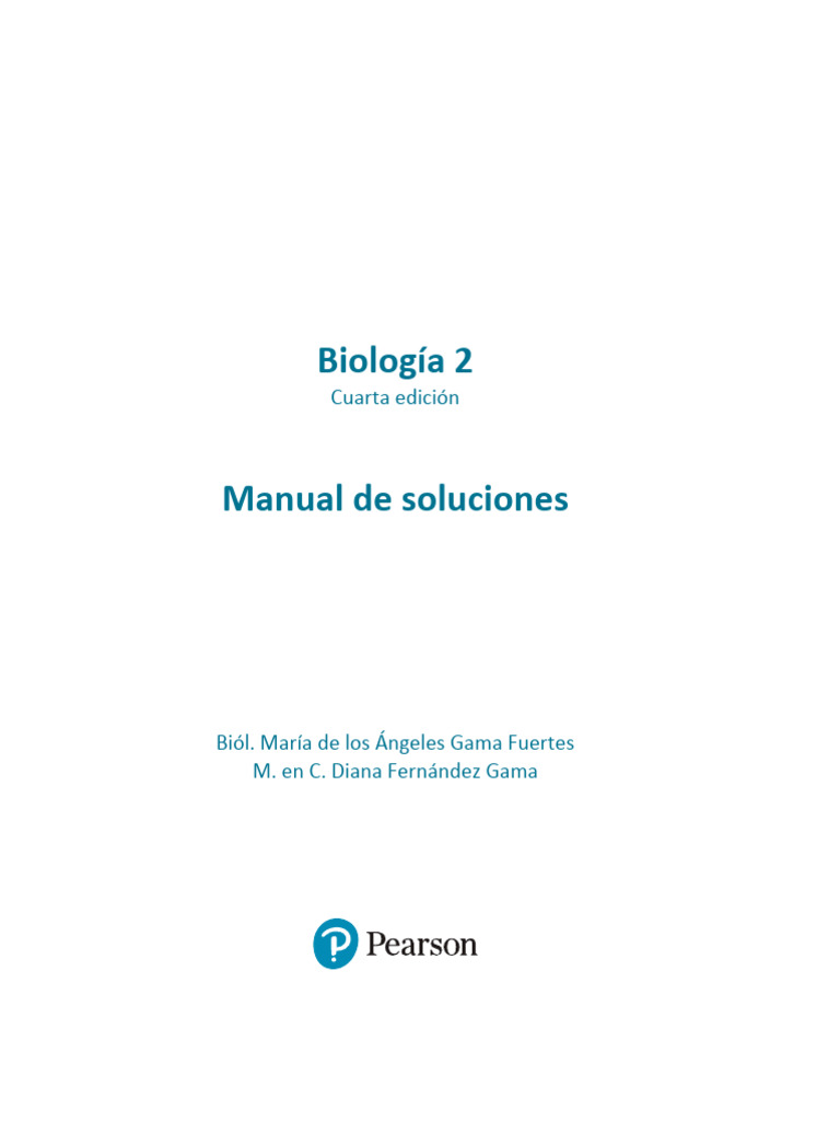 Biología II - Manual de Soluciones | PDF | Reproducción | Sexo