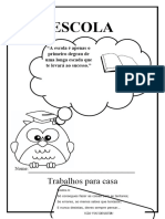 Capas de Cadernos Escola e TPC