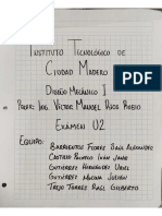 Examen Diseño Mecánico I, Unidad 2