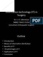 Information Technology (IT) in Surgery
