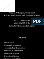 Asepsis, Antisepsis, Principles of Antimicrobial Therapy