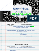 Notebook Unit 3 - Longitudinal Waves