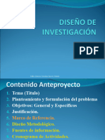 DISEÑO de Anteproyecto