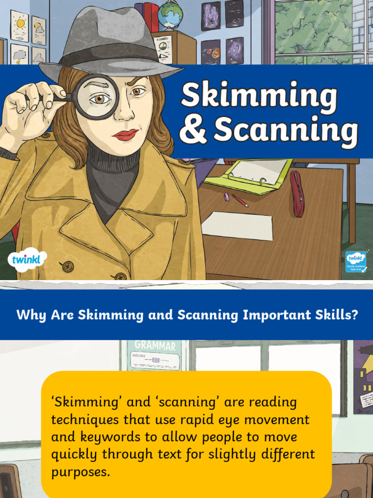 Skimming and Scanning | Download Free PDF | Speed Reading | Transport