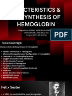6 CHACTERISTICS & BIOSYNTHESIS OF HEMOGLOBIN (2)