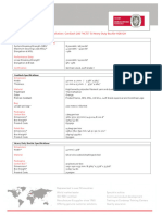 Commercial Specification Sheet Cordlash 200 Ncts & hdb12n - 6313031 6313910 7400500