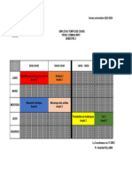 Emploi Du Temps Cours MIPC S3 23 24