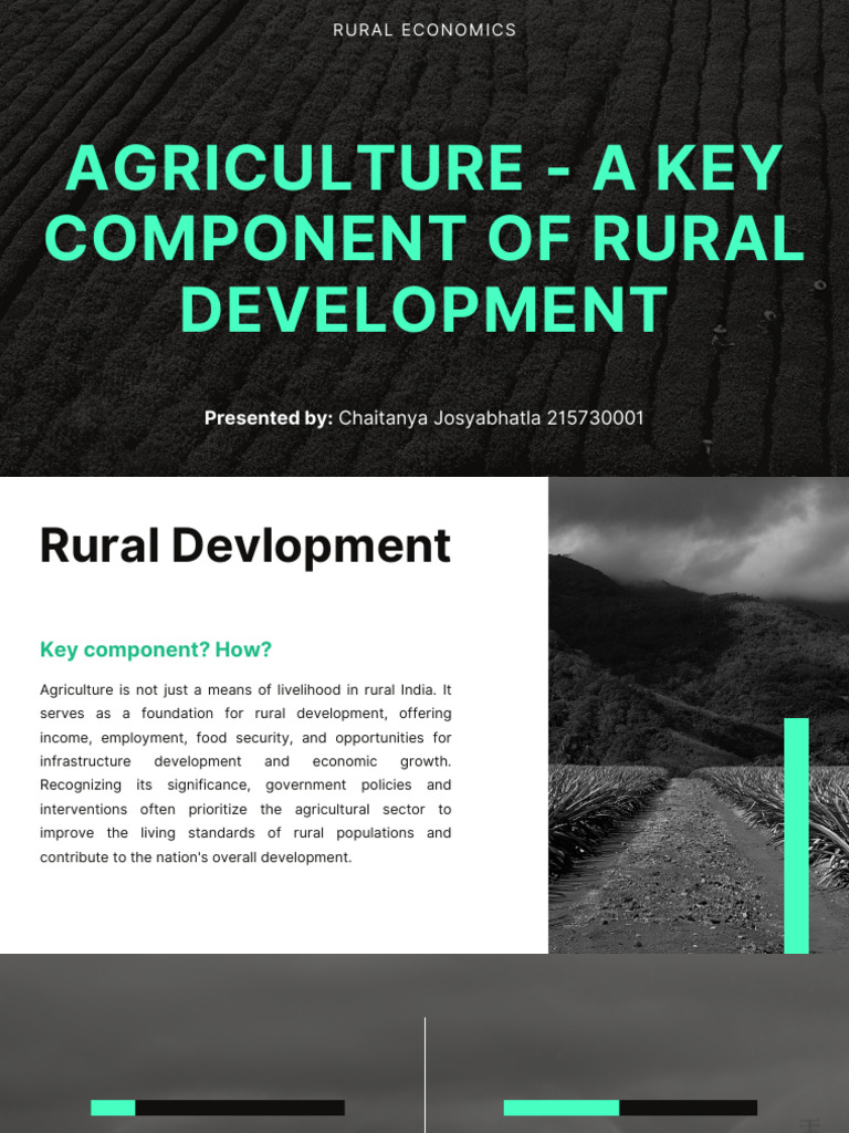 Agriculture's Role in Rural Development | PDF | Agriculture | Food Security