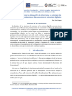 2 El Cumplimiento de La Obligación de Informar y El Principio de Confianza en Las Relaciones de Consumo en Entornos Digitales - Hernan Caravario