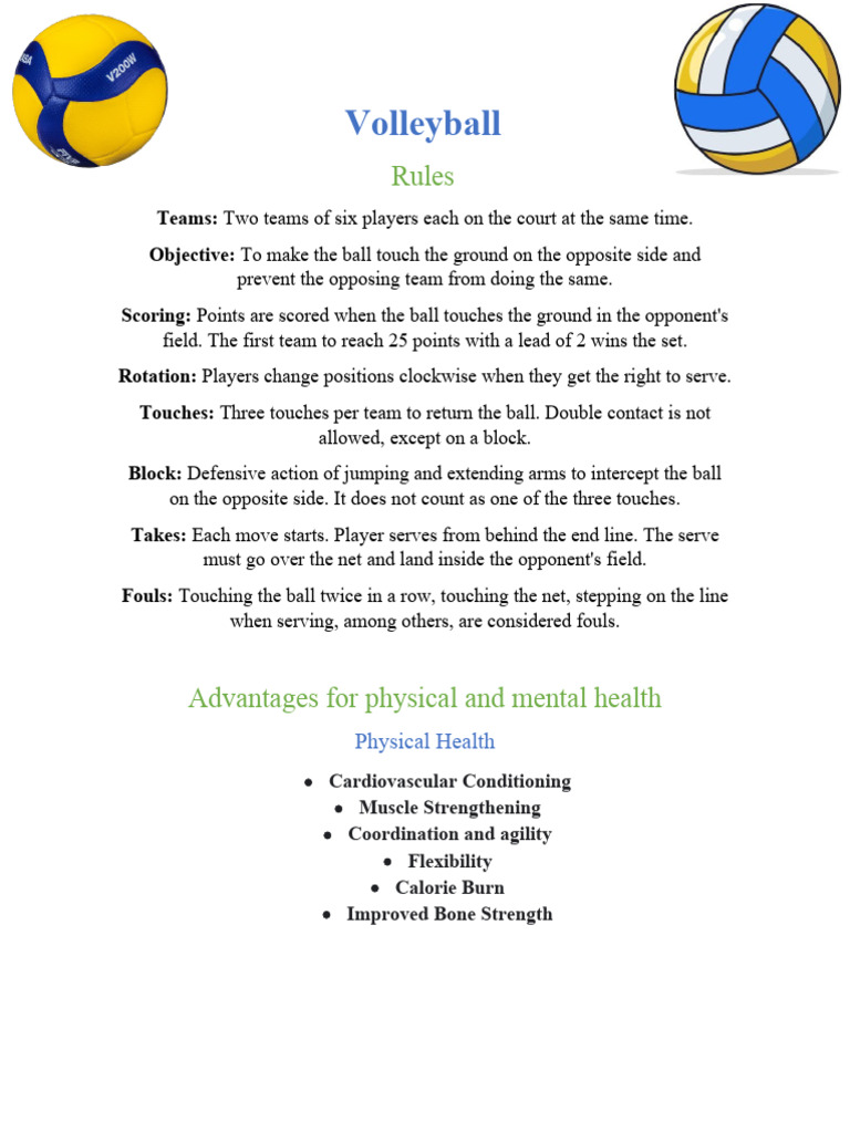Volleyball | PDF