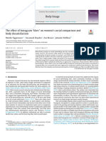 The effect of Instagram “likes” on women’s social comparison and body dissatisfaction