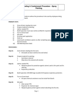 Operating & Spill Containment Procedure - Finalized