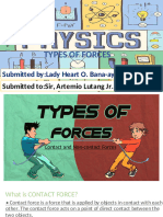 Types of Forces: Select This Paragraph To Edit