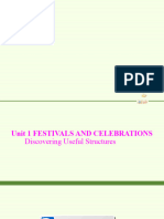 (课件) Unit 1 Festivals and Celebrations-Discovering Useful Structures