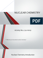 NUCLEAR CHEMISTRY Lesson 2 Part 1
