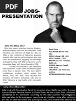 Steve Jobs - Presentation