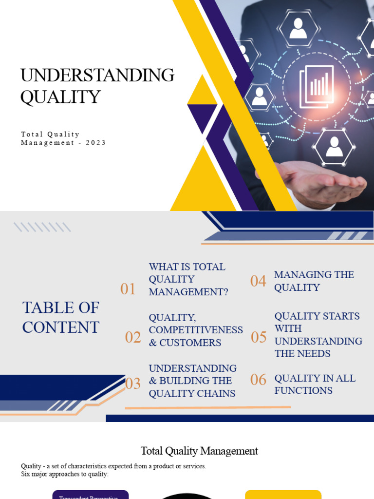Lecture 1 - Understanding Quality | PDF