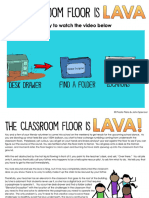 The Classroom Floor Is Lava - Escape Room Activity