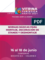 Normas de Montaje Decoracion de Stands y Desmontaje VT2021