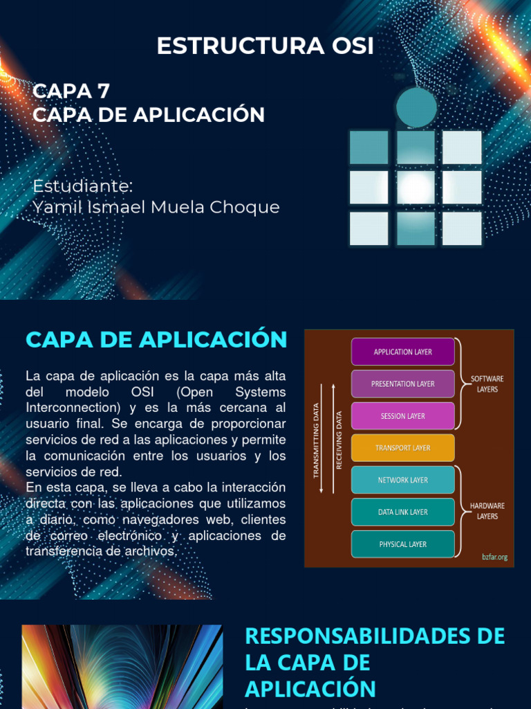 Capa de Aplicacion | PDF | Red de computadoras | Modelo osi