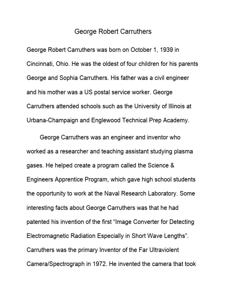 Black History | PDF | Science | Physical Sciences