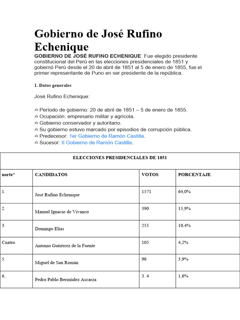Gobierno de José Rufino Echenique PDF