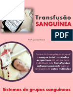 Aula - Transfusão Sanguínea e Transplante de CTHs