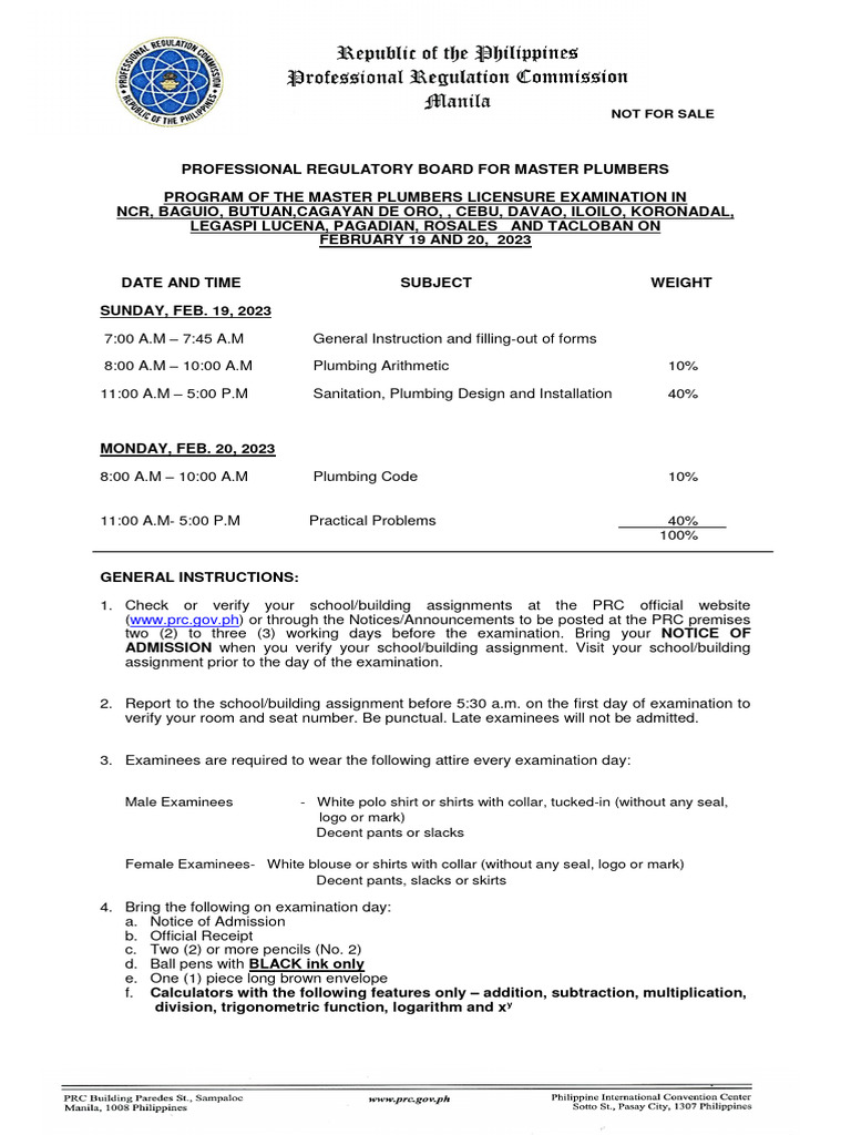 Master Plumbers Exam Guide | PDF | Smartwatch | Calculator